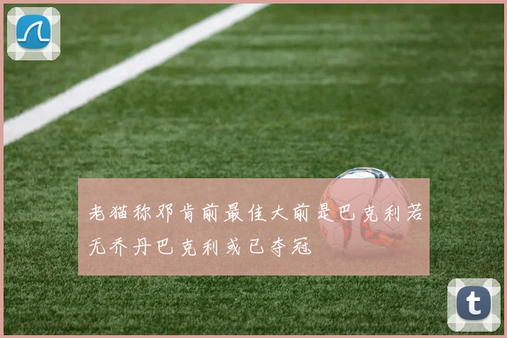 老猫称邓肯前最佳大前是巴克利若无乔丹巴克利或已夺冠